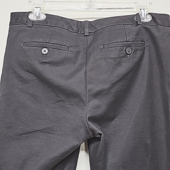 Van Heusen Studio stretch gray ankle pants, business casual, size 8 - Picture 5 of 13